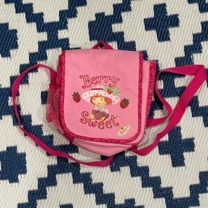 Vintage Strawberry Shortcake Berry Sweet Mini Backpack Pink 2004